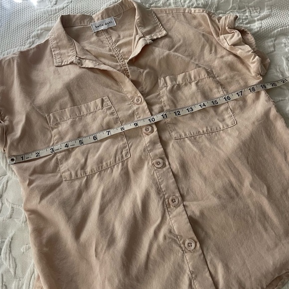 Bella Dahl Short Sleeve Tencel Button Down - Picture 5 of 6